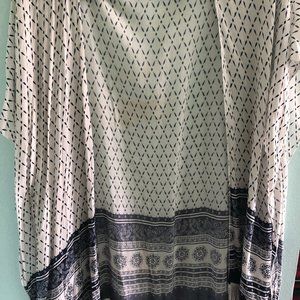 Fringe Cardigan Throwover